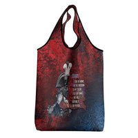 Toussaint Louverture Afro Haiti Grocery Bag Haitian Father Grunge Style - Wonder Print Shop
