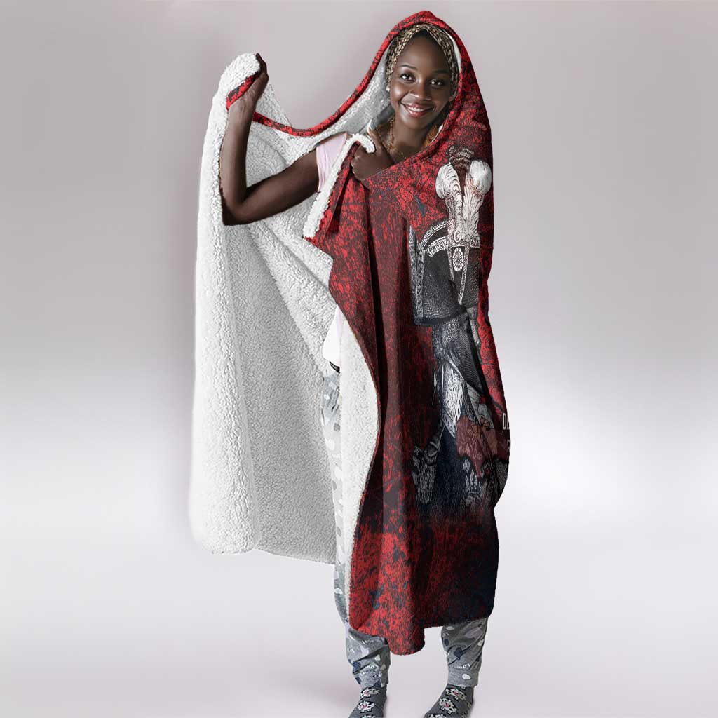 Toussaint Louverture Afro Haiti Hooded Blanket Haitian Father Grunge Style - Wonder Print Shop