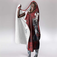 Toussaint Louverture Afro Haiti Hooded Blanket Haitian Father Grunge Style - Wonder Print Shop