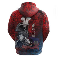 Personalized Toussaint Louverture Afro Haiti Hoodie Haitian Father Grunge Style - Wonder Print Shop