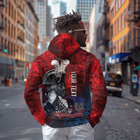 Personalized Toussaint Louverture Afro Haiti Hoodie Haitian Father Grunge Style - Wonder Print Shop