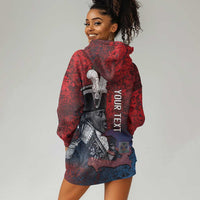Personalized Toussaint Louverture Afro Haiti Hoodie Dress Haitian Father Grunge Style - Wonder Print Shop