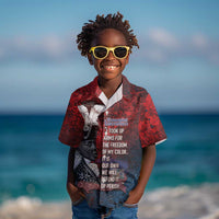Personalized Toussaint Louverture Afro Haiti Kid Hawaiian Shirt Haitian Father Grunge Style LT14