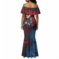 Personalized Toussaint Louverture Afro Haiti Mermaid Dress Haitian Father Grunge Style LT14