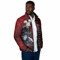 Personalized Toussaint Louverture Afro Haiti Padded Jacket Haitian Father Grunge Style - Wonder Print Shop