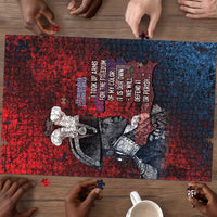 Toussaint Louverture Afro Haiti Puzzle Haitian Father Grunge Style - Wonder Print Shop