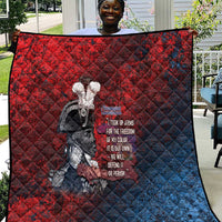 Toussaint Louverture Afro Haiti Quilt Haitian Father Grunge Style - Wonder Print Shop