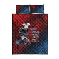 Toussaint Louverture Afro Haiti Quilt Bed Set Haitian Father Grunge Style - Wonder Print Shop