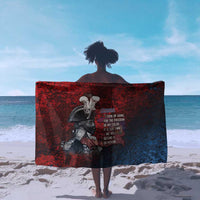 Toussaint Louverture Afro Haiti Sarong Haitian Father Grunge Style - Wonder Print Shop