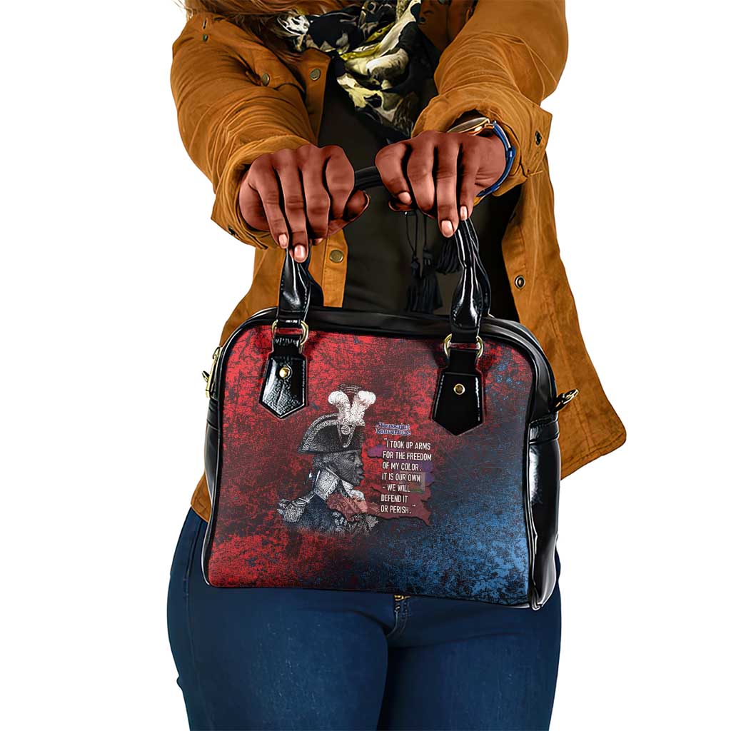 Toussaint Louverture Afro Haiti Shoulder Handbag Haitian Father Grunge Style - Wonder Print Shop