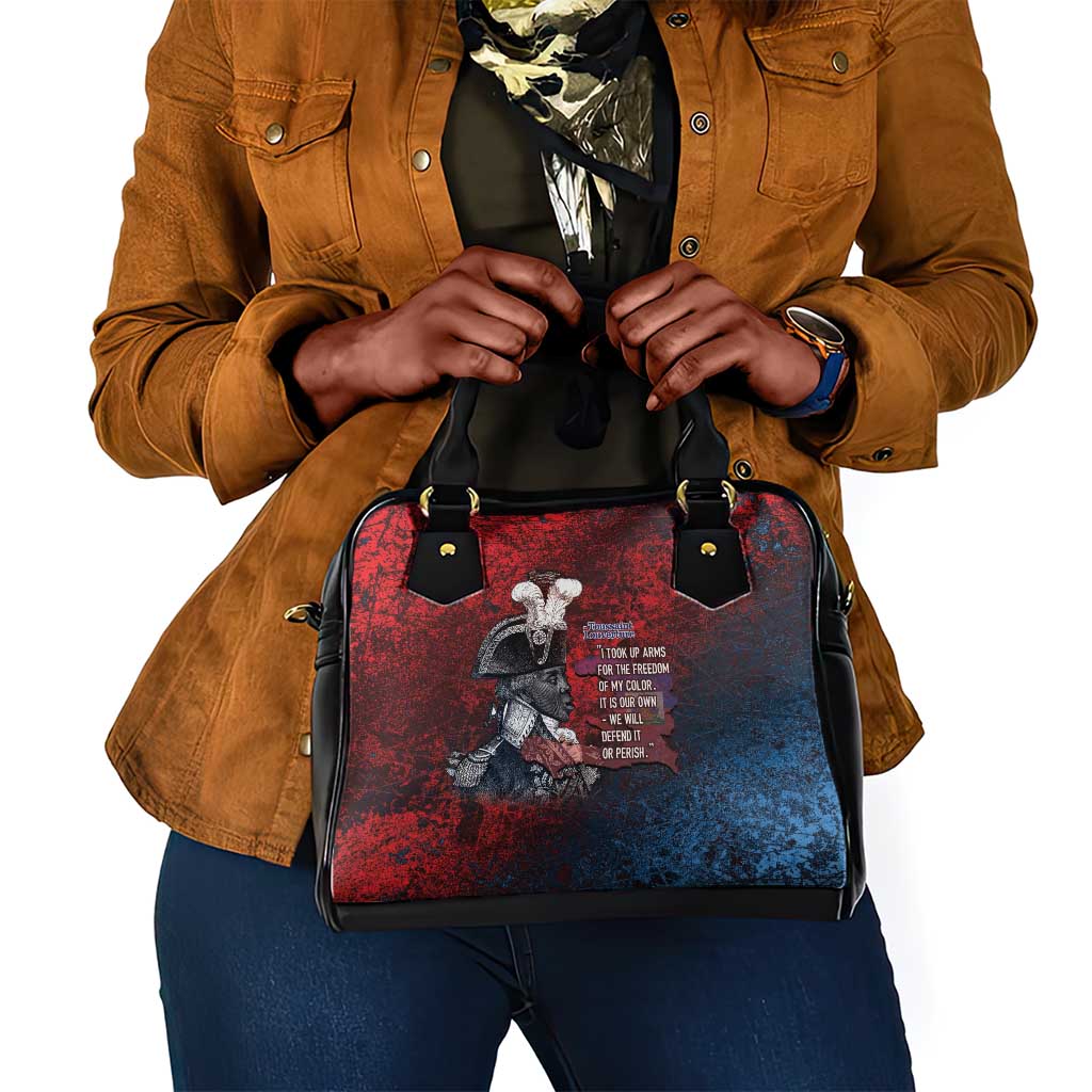Toussaint Louverture Afro Haiti Shoulder Handbag Haitian Father Grunge Style - Wonder Print Shop