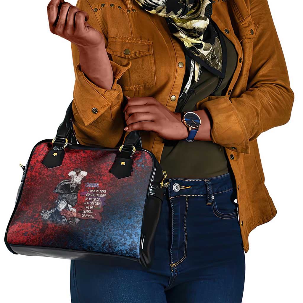 Toussaint Louverture Afro Haiti Shoulder Handbag Haitian Father Grunge Style - Wonder Print Shop