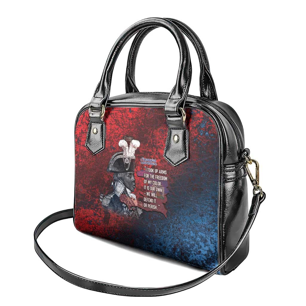 Toussaint Louverture Afro Haiti Shoulder Handbag Haitian Father Grunge Style - Wonder Print Shop
