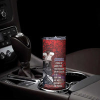 Personalized Toussaint Louverture Afro Haiti Skinny Tumbler Haitian Father Grunge Style - Wonder Print Shop
