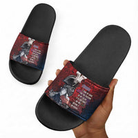 Toussaint Louverture Afro Haiti Slide Sandals Haitian Father Grunge Style - Wonder Print Shop