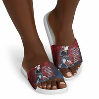 Toussaint Louverture Afro Haiti Slide Sandals Haitian Father Grunge Style - Wonder Print Shop