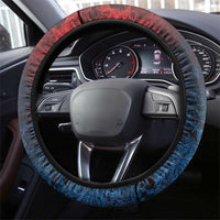 Toussaint Louverture Afro Haiti Steering Wheel Cover Haitian Father Grunge Style - Wonder Print Shop