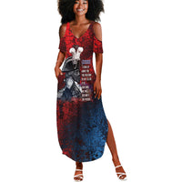 Personalized Toussaint Louverture Afro Haiti Summer Maxi Dress Haitian Father Grunge Style LT14