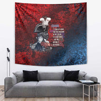 Toussaint Louverture Afro Haiti Tapestry Haitian Father Grunge Style - Wonder Print Shop