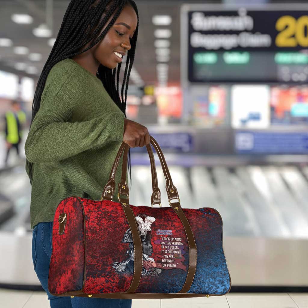 Toussaint Louverture Afro Haiti Travel Bag Haitian Father Grunge Style - Wonder Print Shop