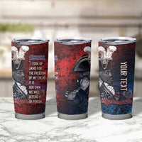 Personalized Toussaint Louverture Afro Haiti Tumbler Cup Haitian Father Grunge Style - Wonder Print Shop