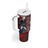 Personalized Toussaint Louverture Afro Haiti Tumbler With Handle Haitian Father Grunge Style - Wonder Print Shop