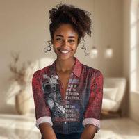 Personalized Toussaint Louverture Afro Haiti Women Casual Shirt Haitian Father Grunge Style - Wonder Print Shop