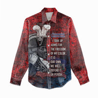 Personalized Toussaint Louverture Afro Haiti Women Casual Shirt Haitian Father Grunge Style - Wonder Print Shop