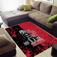 Jean-Jacques Dessalines Afro Haiti Area Rug Emperor Of First Empire Grunge Style - Wonder Print Shop