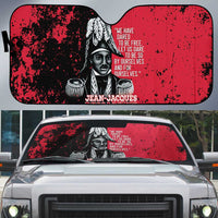 Jean-Jacques Dessalines Afro Haiti Auto Sun Shade Emperor Of First Empire Grunge Style - Wonder Print Shop