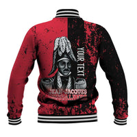Personalized Jean-Jacques Dessalines Afro Haiti Baseball Jacket Emperor Of First Empire Grunge Style - Wonder Print Shop