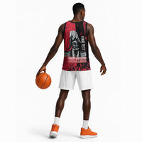 Personalized Jean-Jacques Dessalines Afro Haiti Basketball Jersey Emperor Of First Empire Grunge Style - Wonder Print Shop