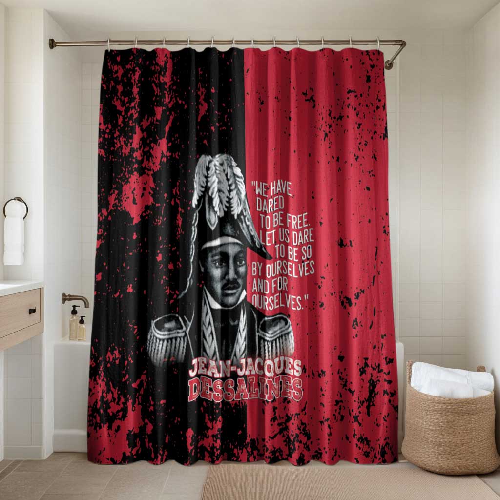 Jean-Jacques Dessalines Afro Haiti Bathroom Set Emperor Of First Empire Grunge Style - Wonder Print Shop