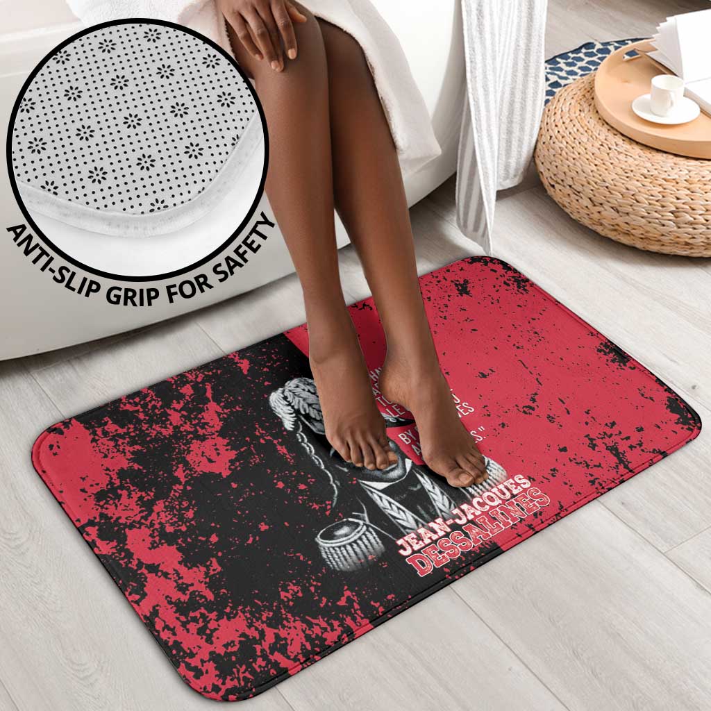 Jean-Jacques Dessalines Afro Haiti Bathroom Set Emperor Of First Empire Grunge Style - Wonder Print Shop