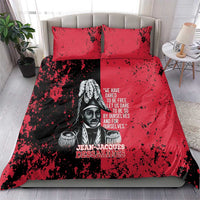 Jean-Jacques Dessalines Afro Haiti Bedding Set Emperor Of First Empire Grunge Style - Wonder Print Shop