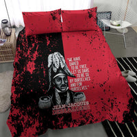 Jean-Jacques Dessalines Afro Haiti Bedding Set Emperor Of First Empire Grunge Style - Wonder Print Shop