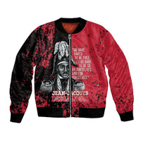 Personalized Jean-Jacques Dessalines Afro Haiti Bomber Jacket Emperor Of First Empire Grunge Style - Wonder Print Shop