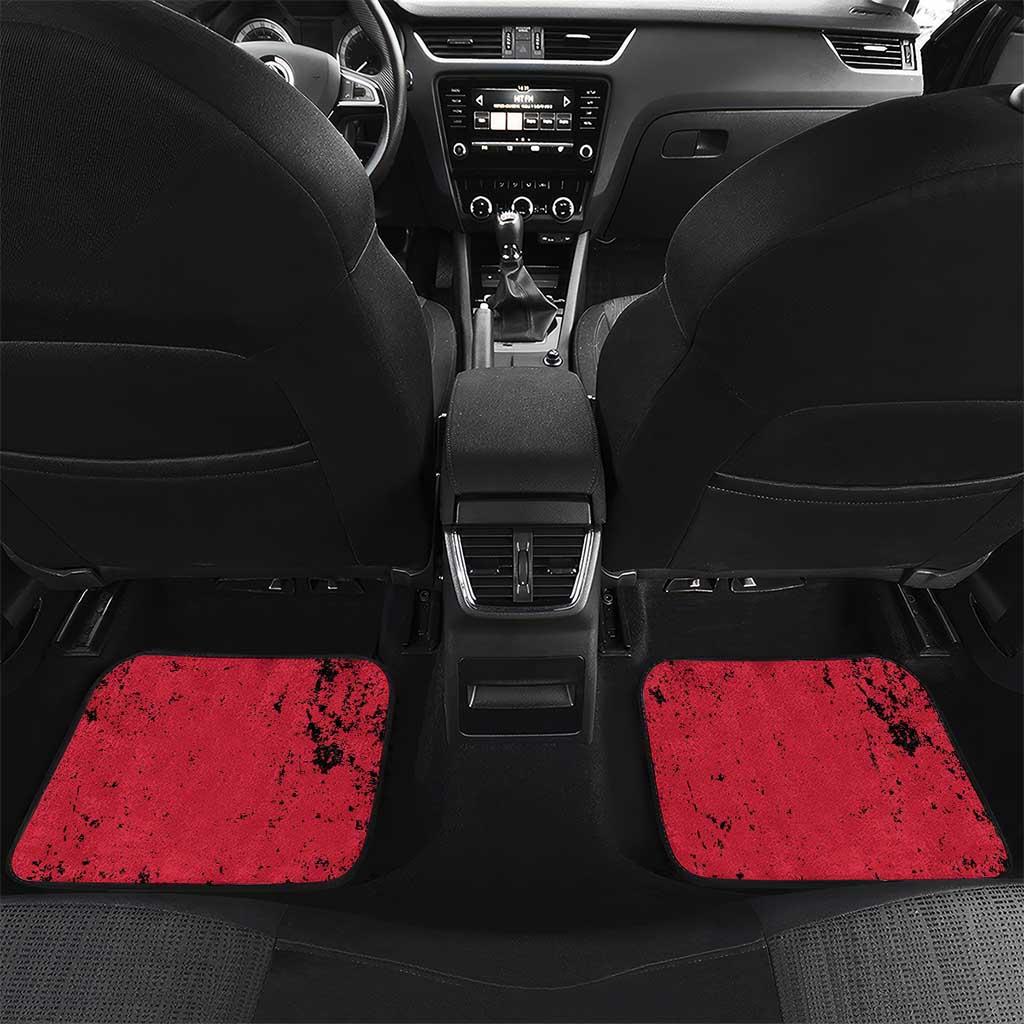 Personalized Jean-Jacques Dessalines Afro Haiti Car Mats Emperor Of First Empire Grunge Style - Wonder Print Shop