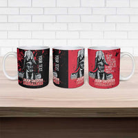 Personalized Jean-Jacques Dessalines Afro Haiti Ceramic Mug Emperor Of First Empire Grunge Style - Wonder Print Shop