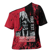 Personalized Jean-Jacques Dessalines Afro Haiti Cross Shoulder Shirt Emperor Of First Empire Grunge Style - Wonder Print Shop