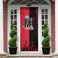 Personalized Jean-Jacques Dessalines Afro Haiti Door Cover Emperor Of First Empire Grunge Style - Wonder Print Shop