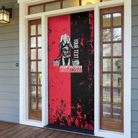 Personalized Jean-Jacques Dessalines Afro Haiti Door Cover Emperor Of First Empire Grunge Style - Wonder Print Shop