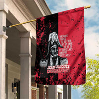 Jean-Jacques Dessalines Afro Haiti Garden Flag Emperor Of First Empire Grunge Style - Wonder Print Shop