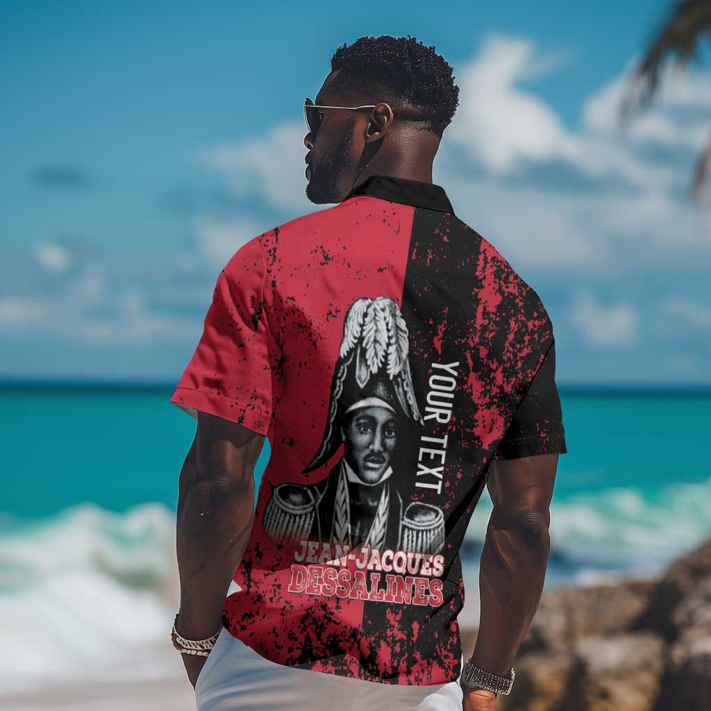 Personalized Jean-Jacques Dessalines Afro Haiti Hawaiian Shirt Emperor Of First Empire Grunge Style LT14