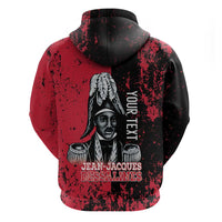Personalized Jean-Jacques Dessalines Afro Haiti Hoodie Emperor Of First Empire Grunge Style - Wonder Print Shop