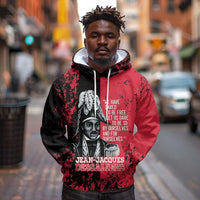 Personalized Jean-Jacques Dessalines Afro Haiti Hoodie Emperor Of First Empire Grunge Style - Wonder Print Shop
