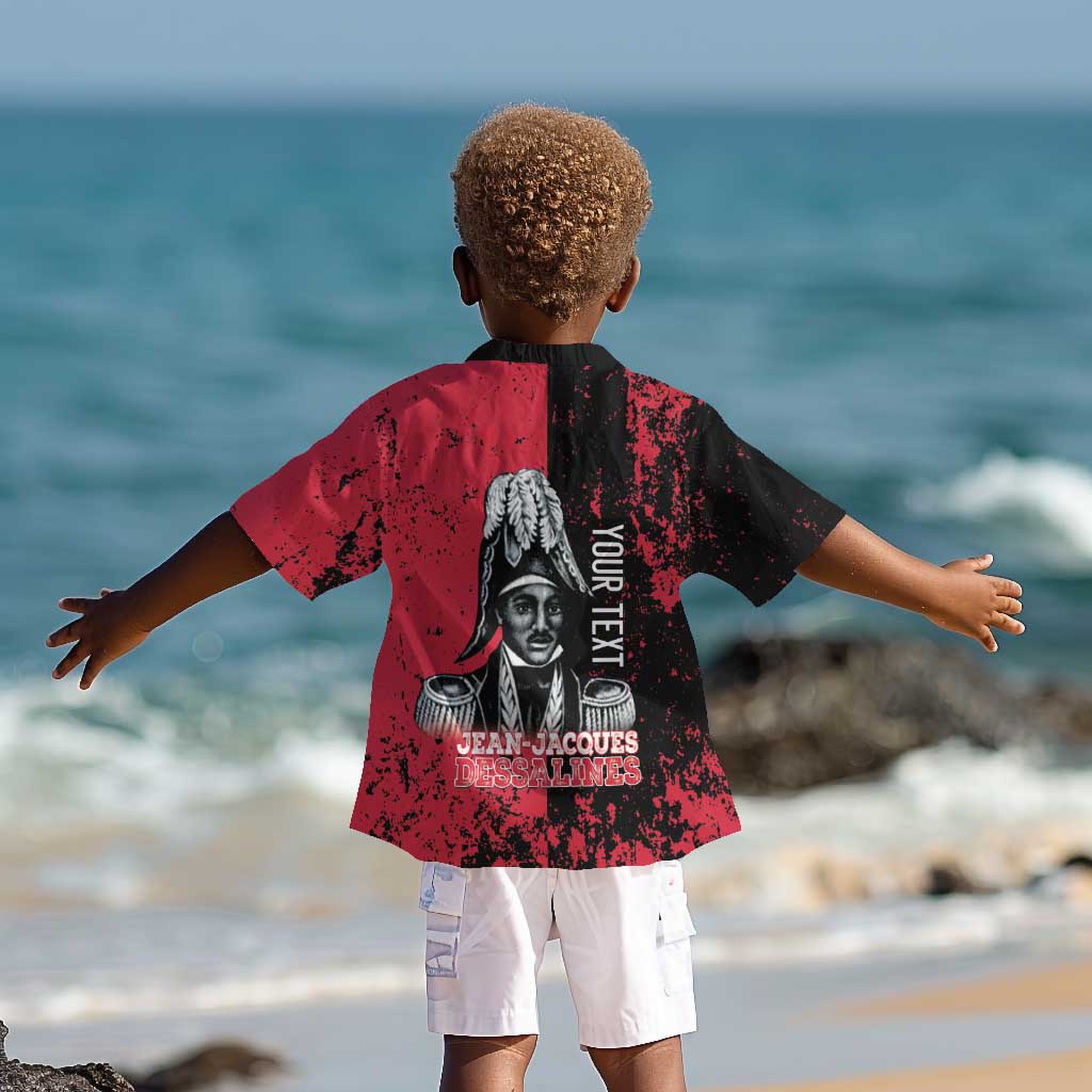 Personalized Jean-Jacques Dessalines Afro Haiti Kid Hawaiian Shirt Emperor Of First Empire Grunge Style LT14