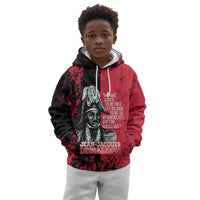 Personalized Jean-Jacques Dessalines Afro Haiti Kid Hoodie Emperor Of First Empire Grunge Style - Wonder Print Shop