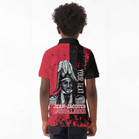 Personalized Jean-Jacques Dessalines Afro Haiti Kid Polo Shirt Emperor Of First Empire Grunge Style LT14