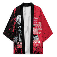 Personalized Jean-Jacques Dessalines Afro Haiti Kimono Emperor Of First Empire Grunge Style - Wonder Print Shop